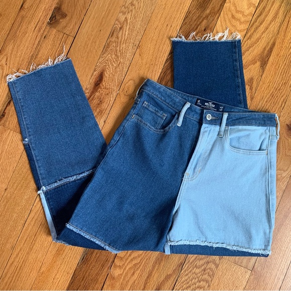 High-Waisted Y2K style Patchwork Jeans - Size 27 - Picture 7 of 7